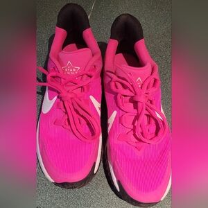 Nike Pink and White Sneakers